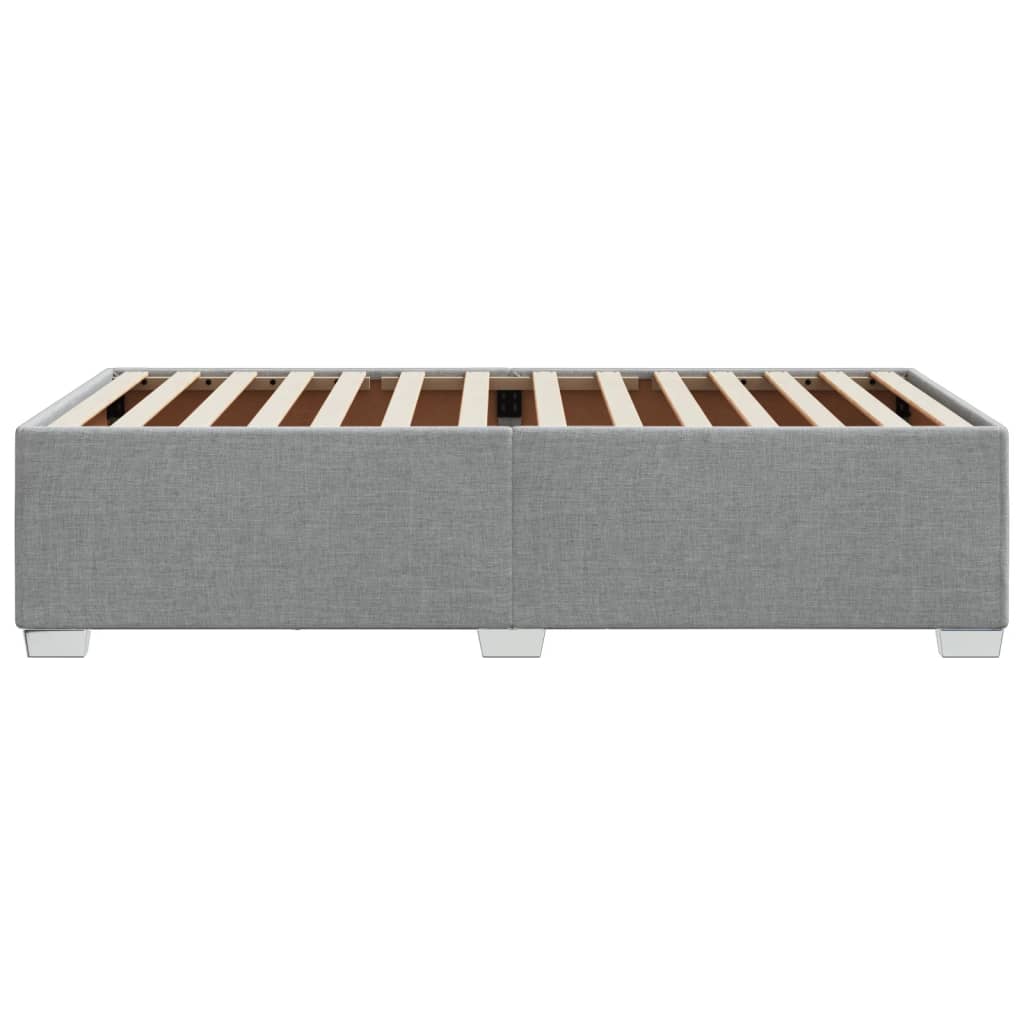 Bedframe zonder matras 100x200 cm stof lichtgrijs is nu te koop bij PeponiXL, paradijselijk wonen!