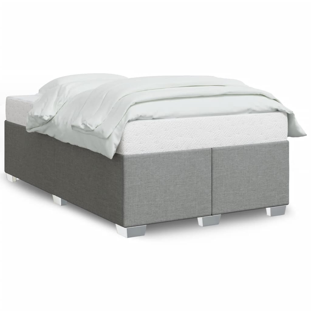 Bedframe zonder matras 120x190 cm stof lichtgrijs is nu te koop bij PeponiXL, paradijselijk wonen!