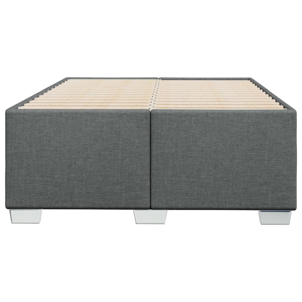 Bedframe zonder matras 120x190 cm stof donkergrijs is nu te koop bij PeponiXL, paradijselijk wonen!