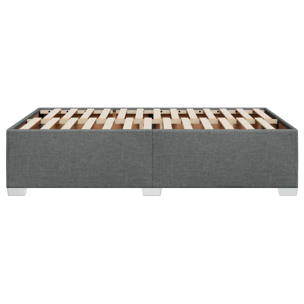 Bedframe zonder matras 120x190 cm stof donkergrijs is nu te koop bij PeponiXL, paradijselijk wonen!