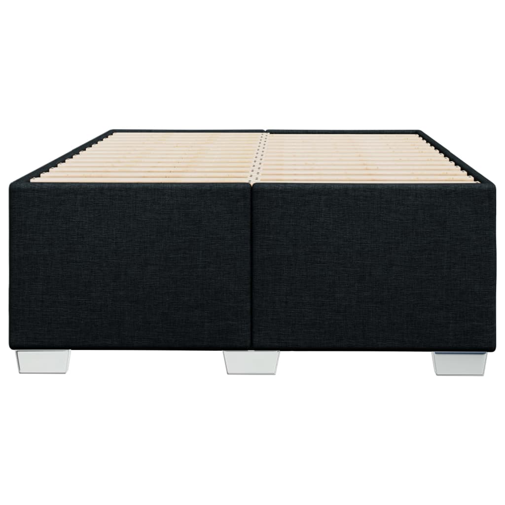 Bedframe zonder matras 120x190 cm stof zwart is nu te koop bij PeponiXL, paradijselijk wonen!