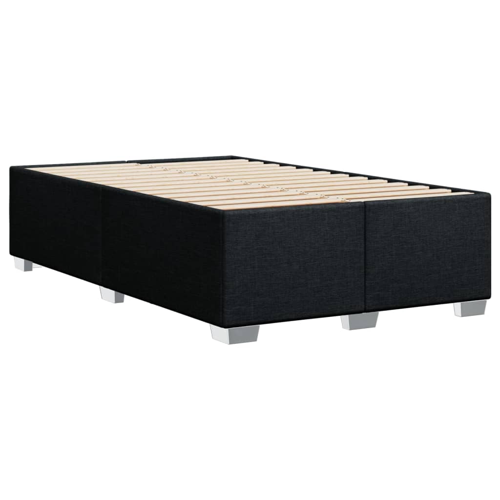 Bedframe zonder matras 120x190 cm stof zwart is nu te koop bij PeponiXL, paradijselijk wonen!