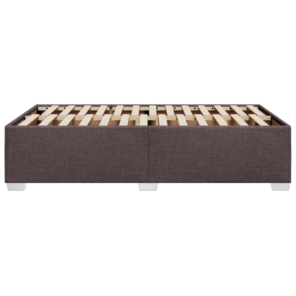 Bedframe zonder matras 120x190 cm stof donkerbruin is nu te koop bij PeponiXL, paradijselijk wonen!