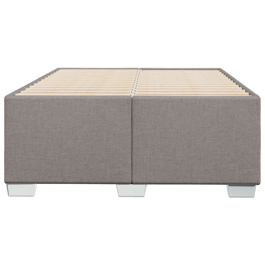 Bedframe zonder matras 120x190 cm stof taupe is nu te koop bij PeponiXL, paradijselijk wonen!