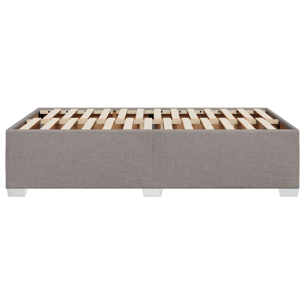 Bedframe zonder matras 120x190 cm stof taupe is nu te koop bij PeponiXL, paradijselijk wonen!