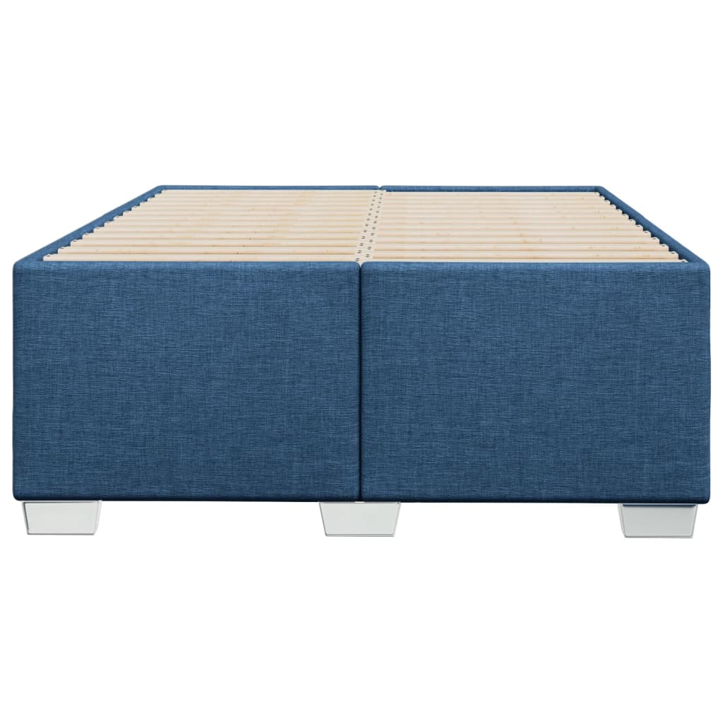 Bedframe zonder matras 120x190 cm stof blauw is nu te koop bij PeponiXL, paradijselijk wonen!