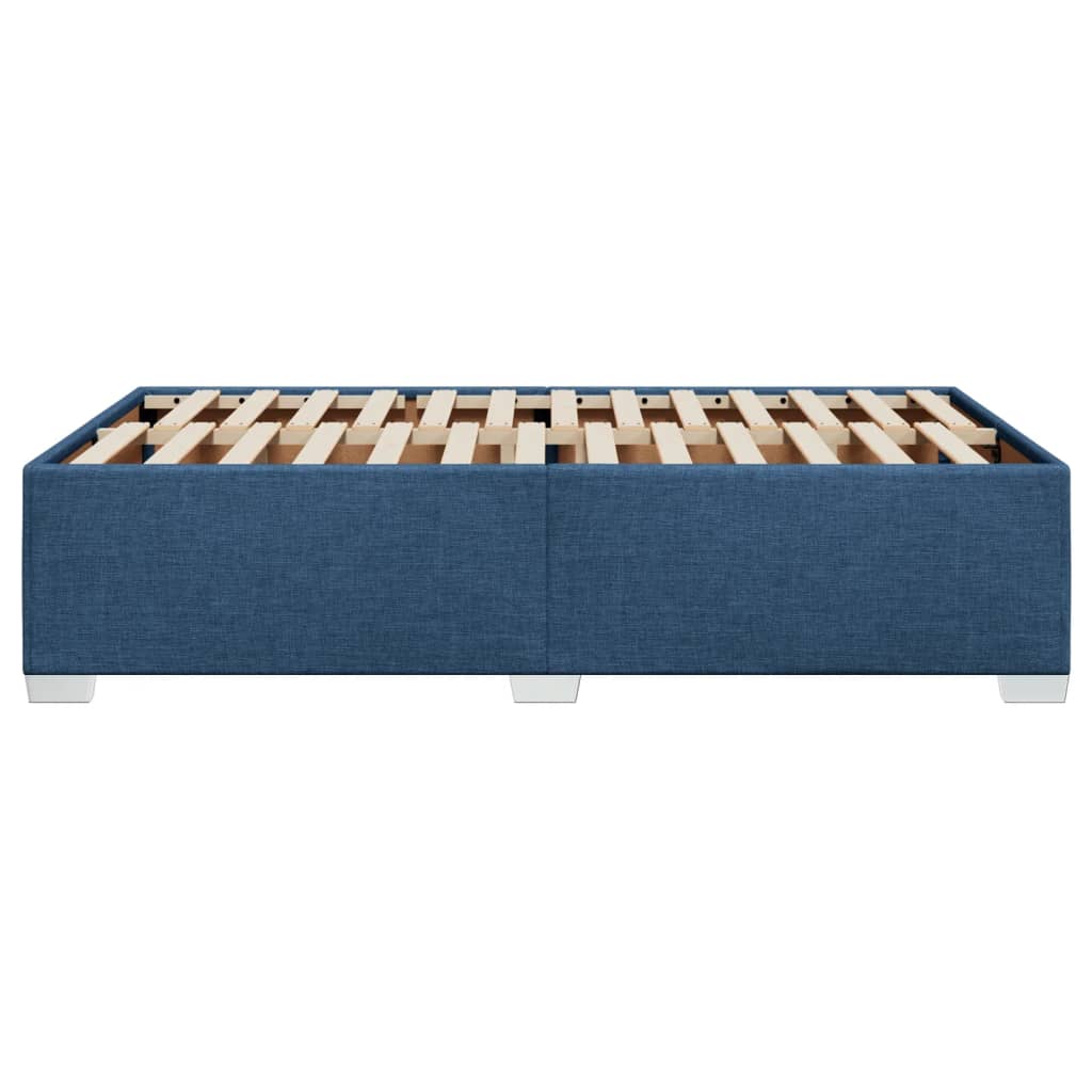 Bedframe zonder matras 120x190 cm stof blauw is nu te koop bij PeponiXL, paradijselijk wonen!