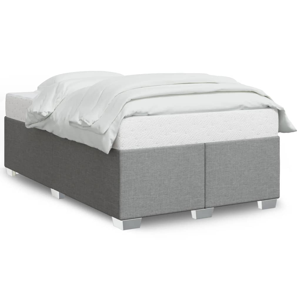 Bedframe zonder matras 120x200 cm stof lichtgrijs is nu te koop bij PeponiXL, paradijselijk wonen!