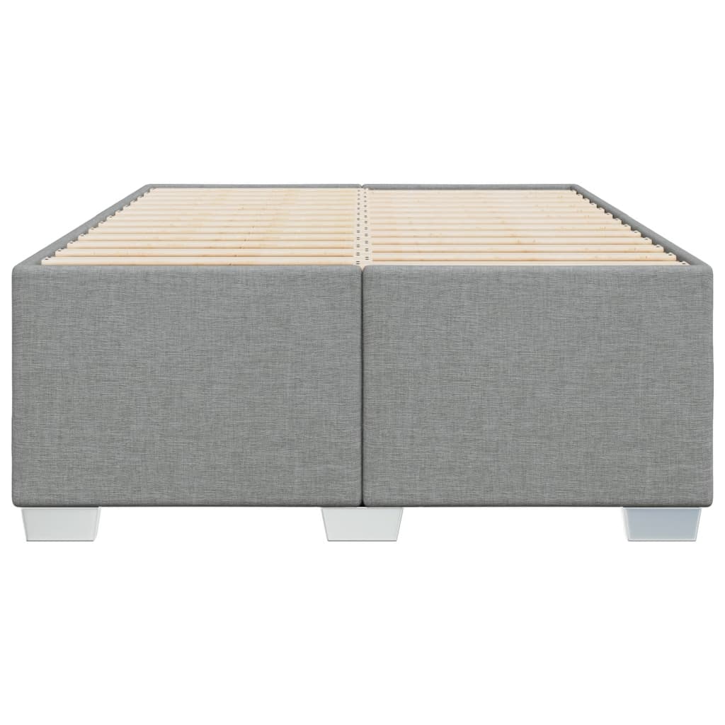 Bedframe zonder matras 120x200 cm stof lichtgrijs is nu te koop bij PeponiXL, paradijselijk wonen!