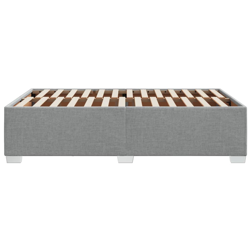 Bedframe zonder matras 120x200 cm stof lichtgrijs is nu te koop bij PeponiXL, paradijselijk wonen!