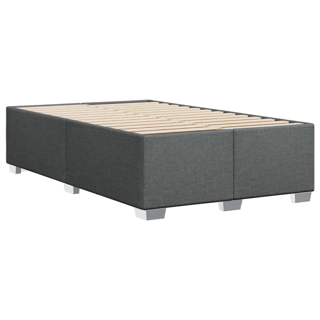 Bedframe zonder matras 120x200 cm stof donkergrijs is nu te koop bij PeponiXL, paradijselijk wonen!