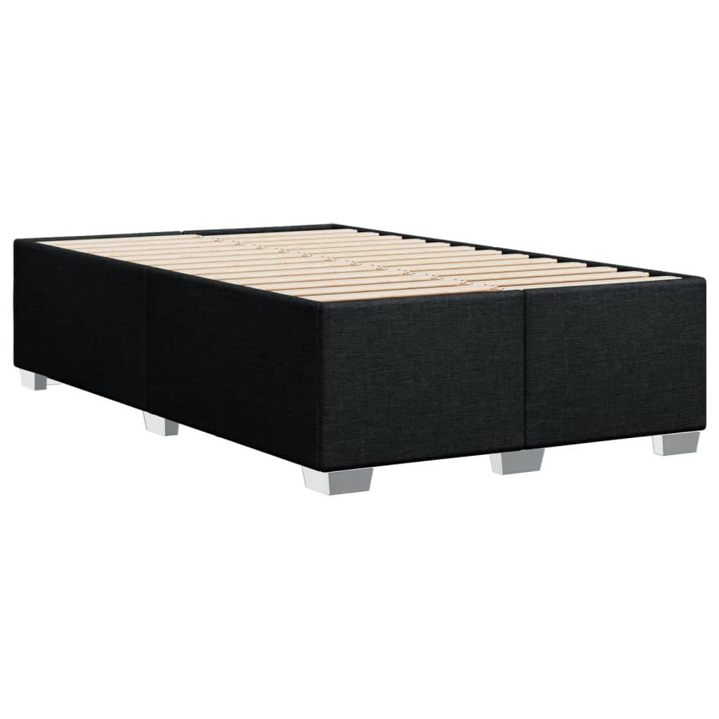Bedframe zonder matras 120x200 cm stof zwart is nu te koop bij PeponiXL, paradijselijk wonen!