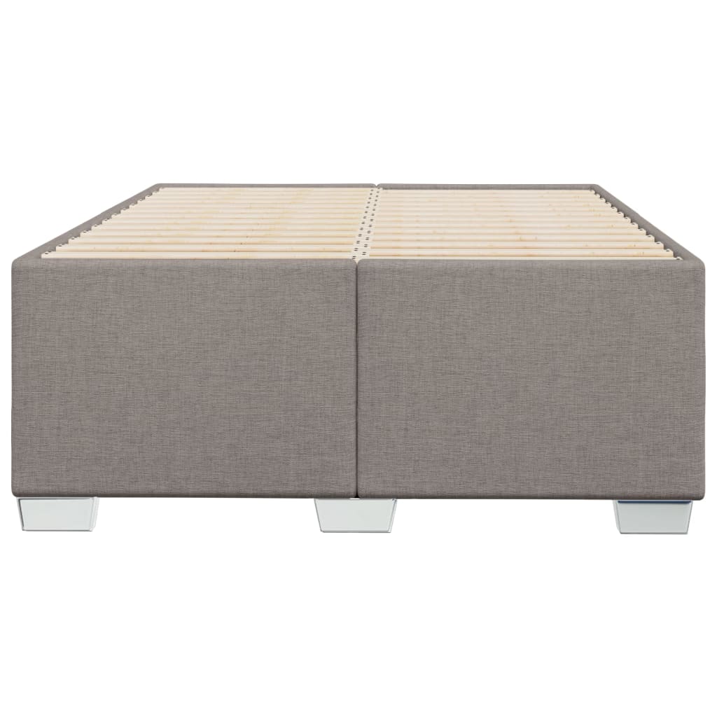 Bedframe zonder matras 120x200 cm stof taupe is nu te koop bij PeponiXL, paradijselijk wonen!