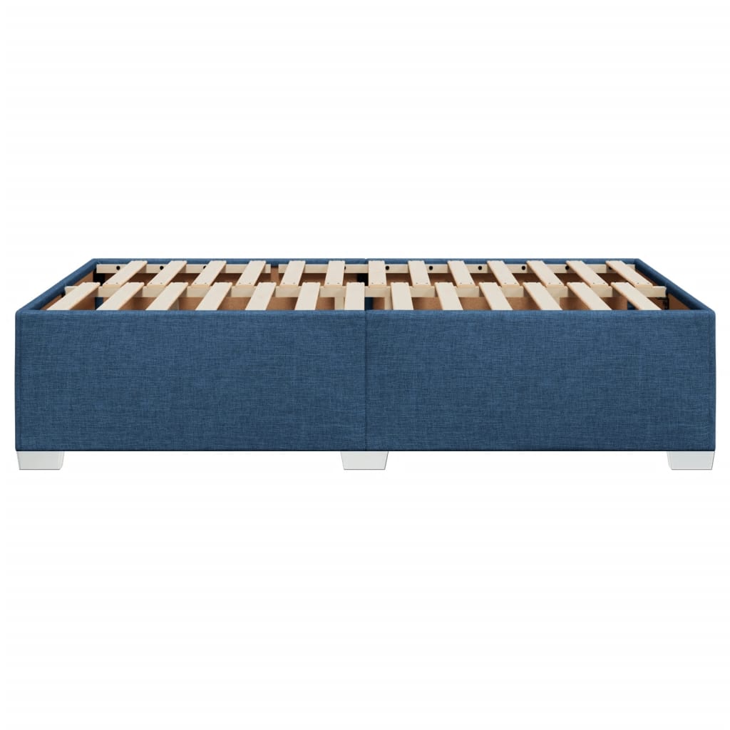 Bedframe zonder matras 120x200 cm stof blauw is nu te koop bij PeponiXL, paradijselijk wonen!