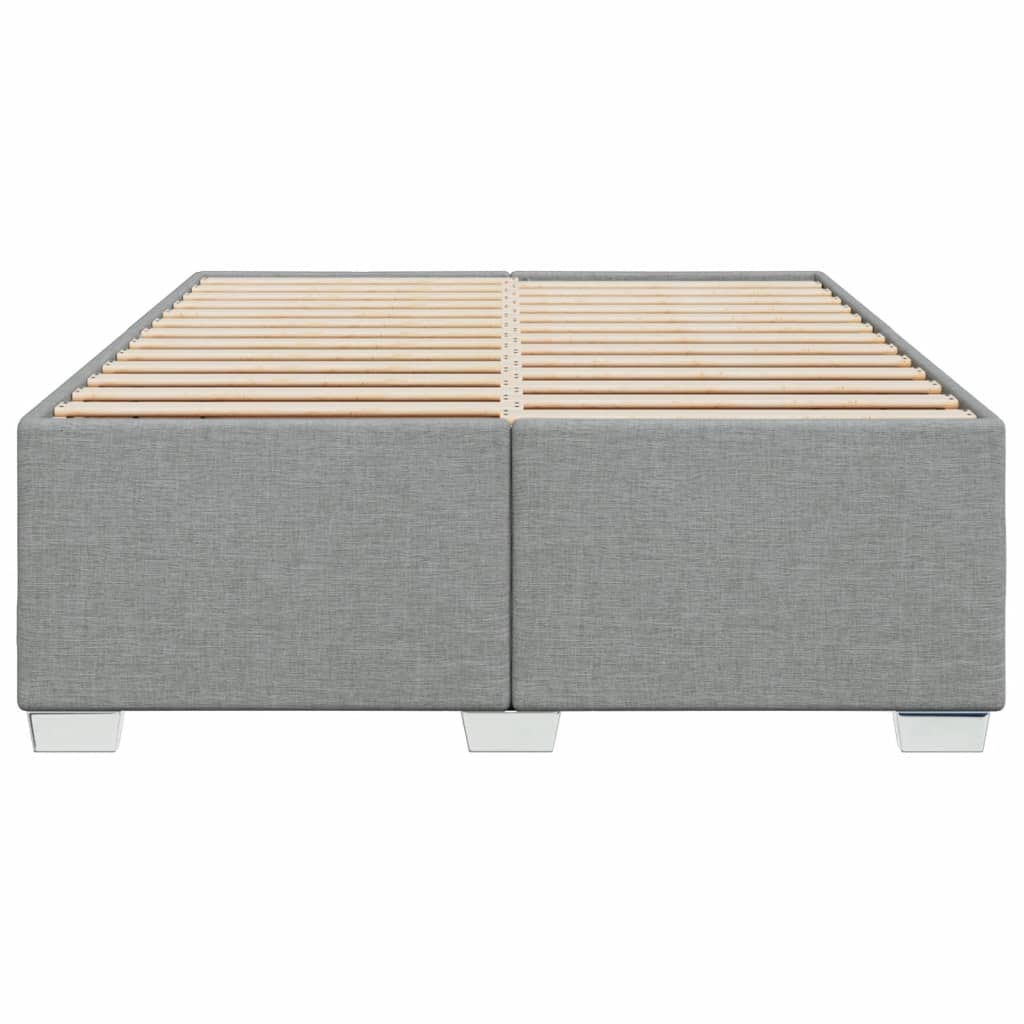 Bedframe zonder matras stof lichtgrijs 140x190 cm is nu te koop bij PeponiXL, paradijselijk wonen!
