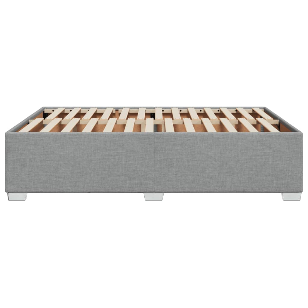 Bedframe zonder matras stof lichtgrijs 140x190 cm is nu te koop bij PeponiXL, paradijselijk wonen!