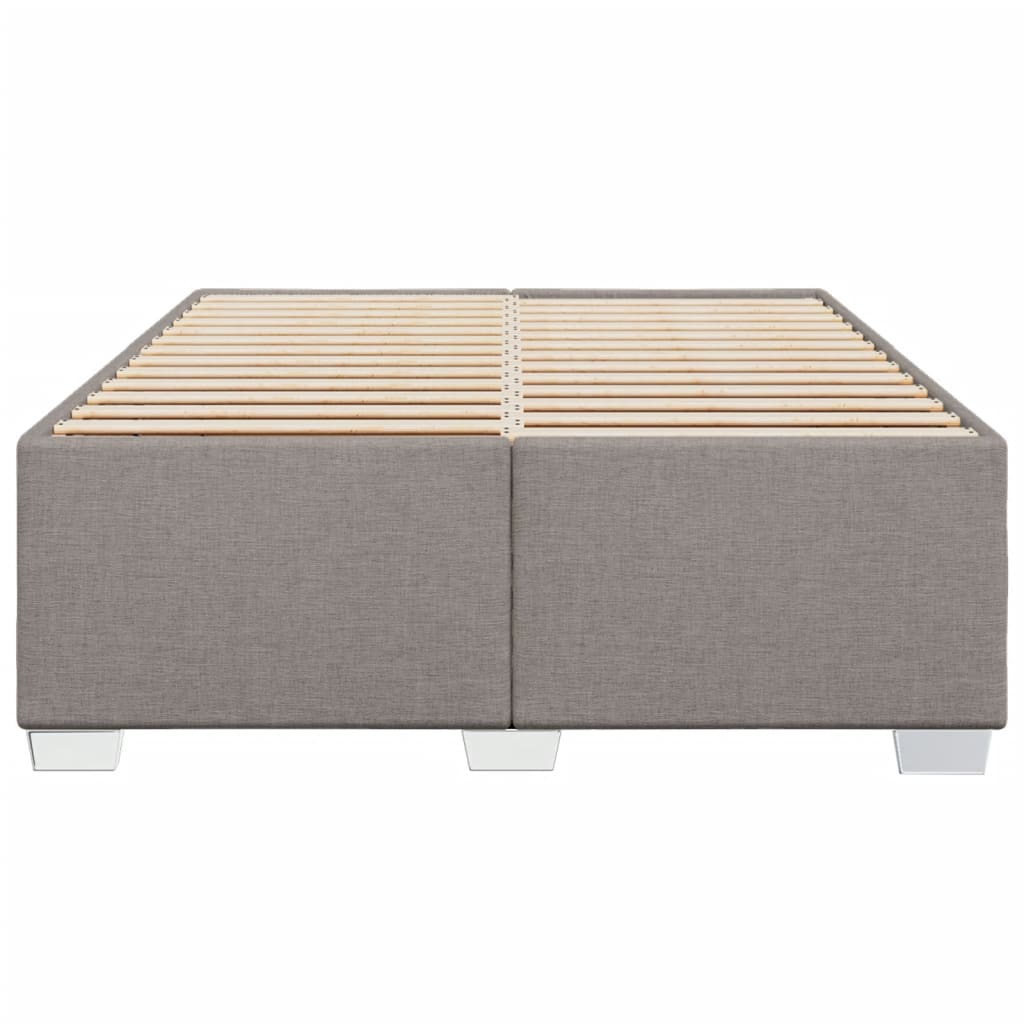 Bedframe zonder matras stof taupe 140x190 cm is nu te koop bij PeponiXL, paradijselijk wonen!