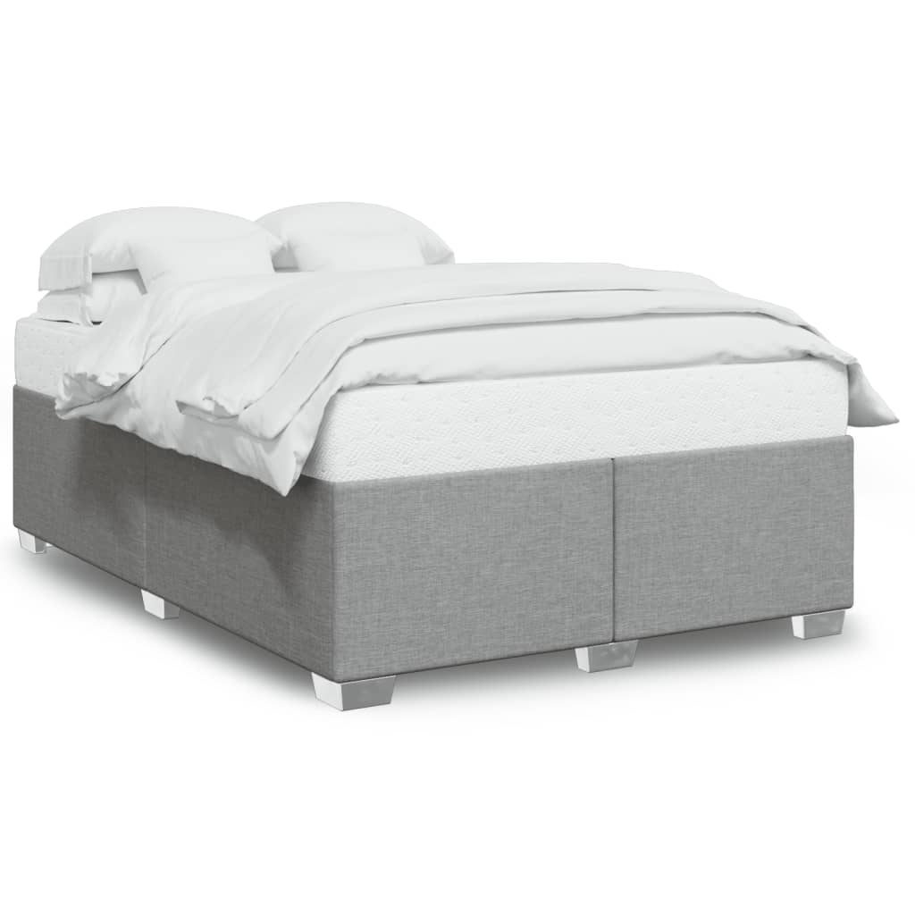 Bedframe zonder matras stof lichtgrijs 140x200 cm is nu te koop bij PeponiXL, paradijselijk wonen!
