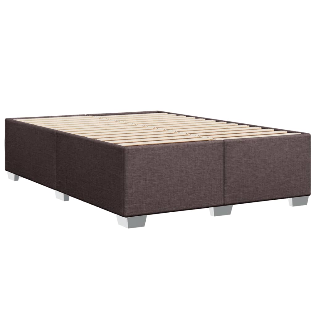 Bedframe zonder matras stof donkerbruin 140x200 cm is nu te koop bij PeponiXL, paradijselijk wonen!