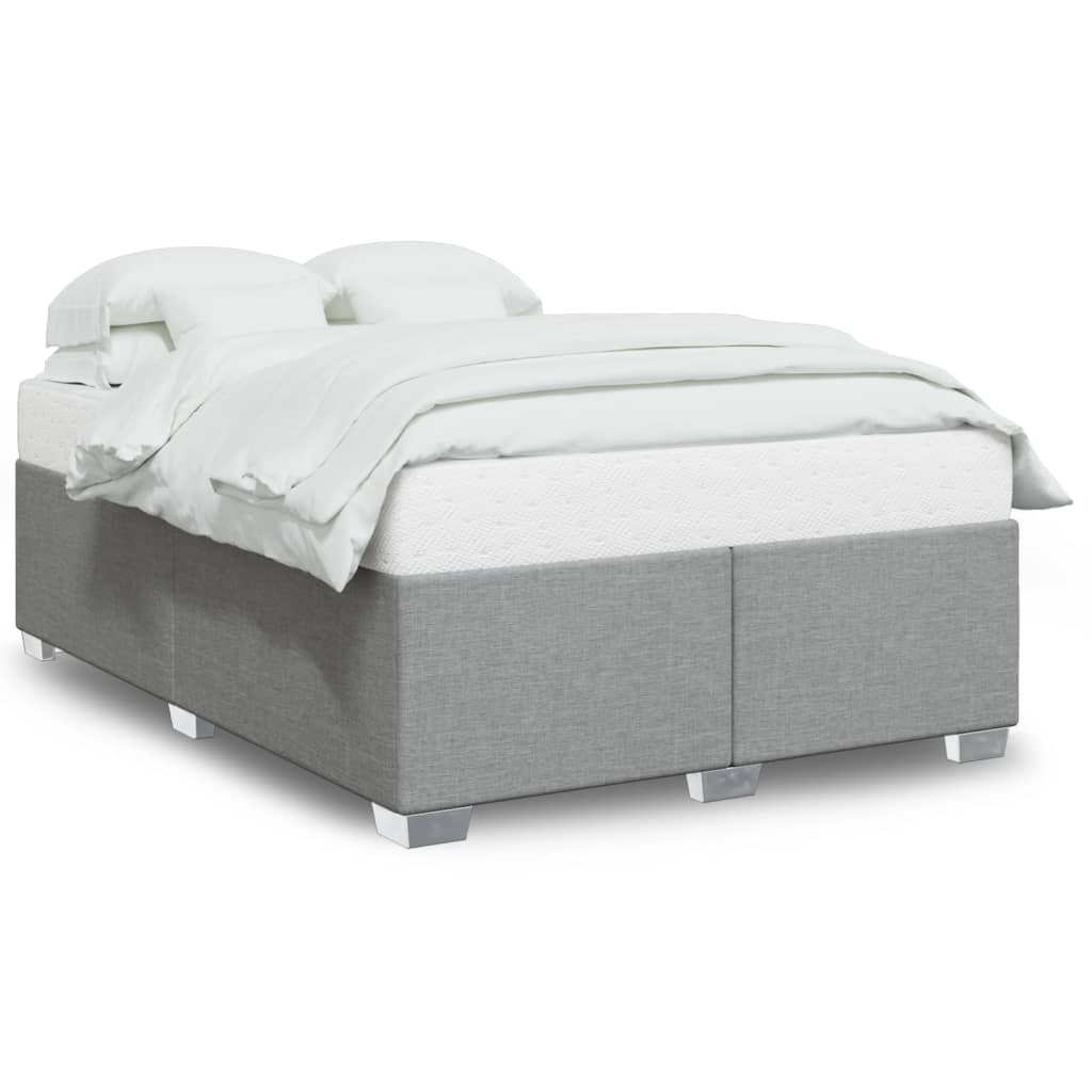 Bedframe zonder matras stof lichtgrijs 160x200 cm is nu te koop bij PeponiXL, paradijselijk wonen!