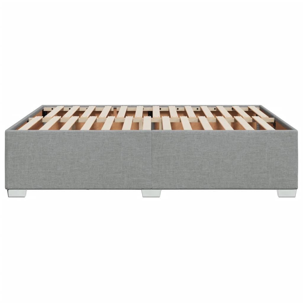 Bedframe zonder matras stof lichtgrijs 160x200 cm is nu te koop bij PeponiXL, paradijselijk wonen!