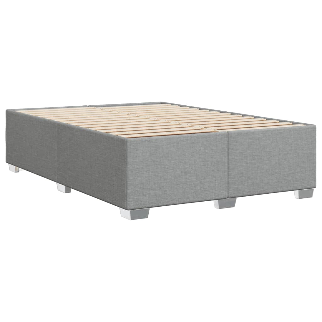 Bedframe zonder matras stof lichtgrijs 160x200 cm is nu te koop bij PeponiXL, paradijselijk wonen!