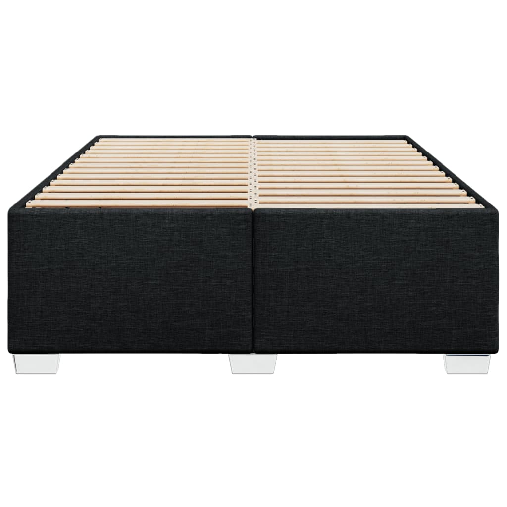 Bedframe zonder matras stof zwart 160x200 cm is nu te koop bij PeponiXL, paradijselijk wonen!