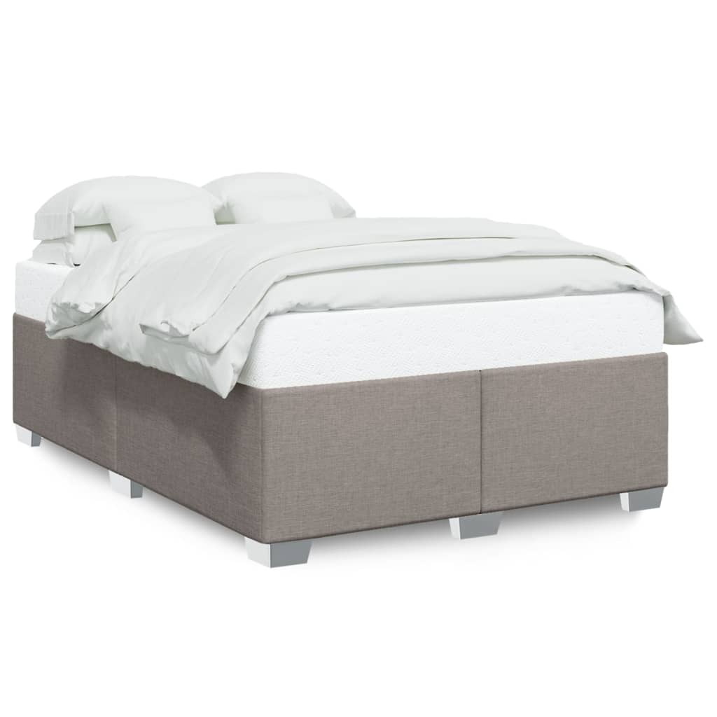 Bedframe zonder matras stof taupe 160x200 cm is nu te koop bij PeponiXL, paradijselijk wonen!