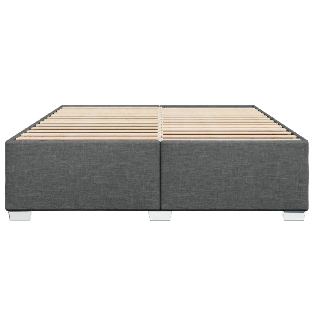 Bedframe zonder matras stof donkergrijs 180x200 cm is nu te koop bij PeponiXL, paradijselijk wonen!