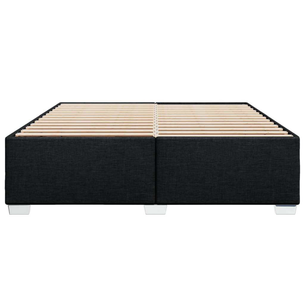 Bedframe zonder matras stof zwart 180x200 cm is nu te koop bij PeponiXL, paradijselijk wonen!