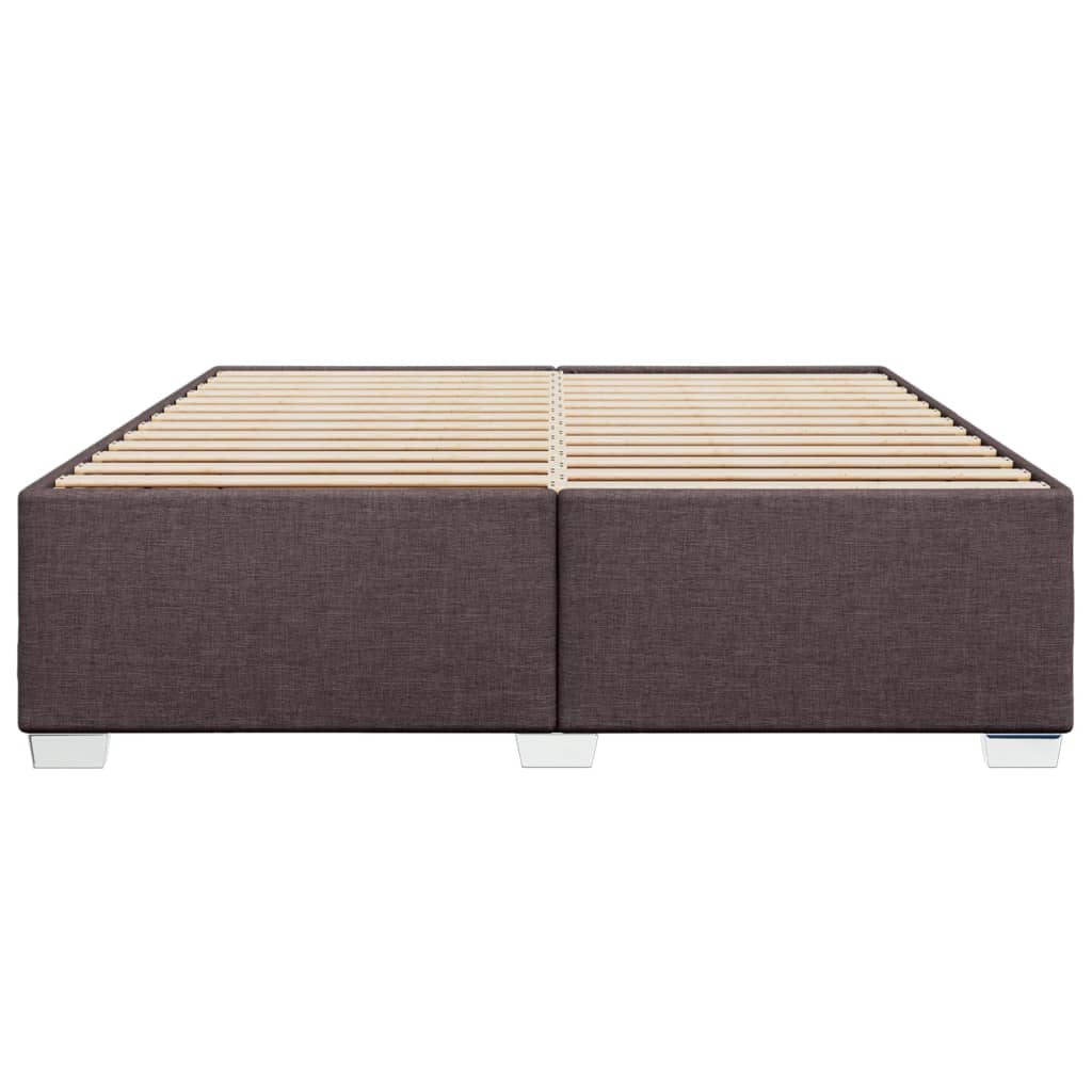 Bedframe zonder matras stof donkerbruin 180x200 cm is nu te koop bij PeponiXL, paradijselijk wonen!