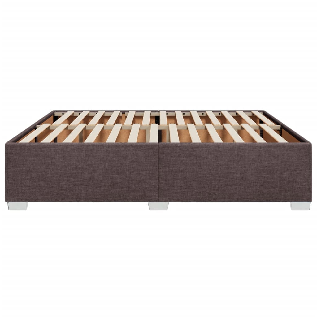 Bedframe zonder matras stof donkerbruin 180x200 cm is nu te koop bij PeponiXL, paradijselijk wonen!
