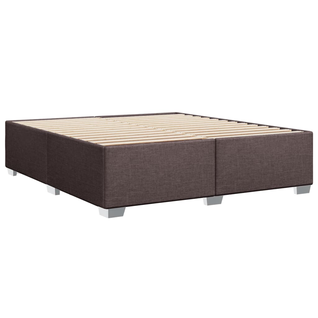 Bedframe zonder matras stof donkerbruin 180x200 cm is nu te koop bij PeponiXL, paradijselijk wonen!