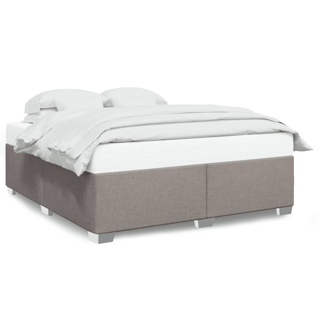 Bedframe zonder matras stof taupe 180x200 cm is nu te koop bij PeponiXL, paradijselijk wonen!