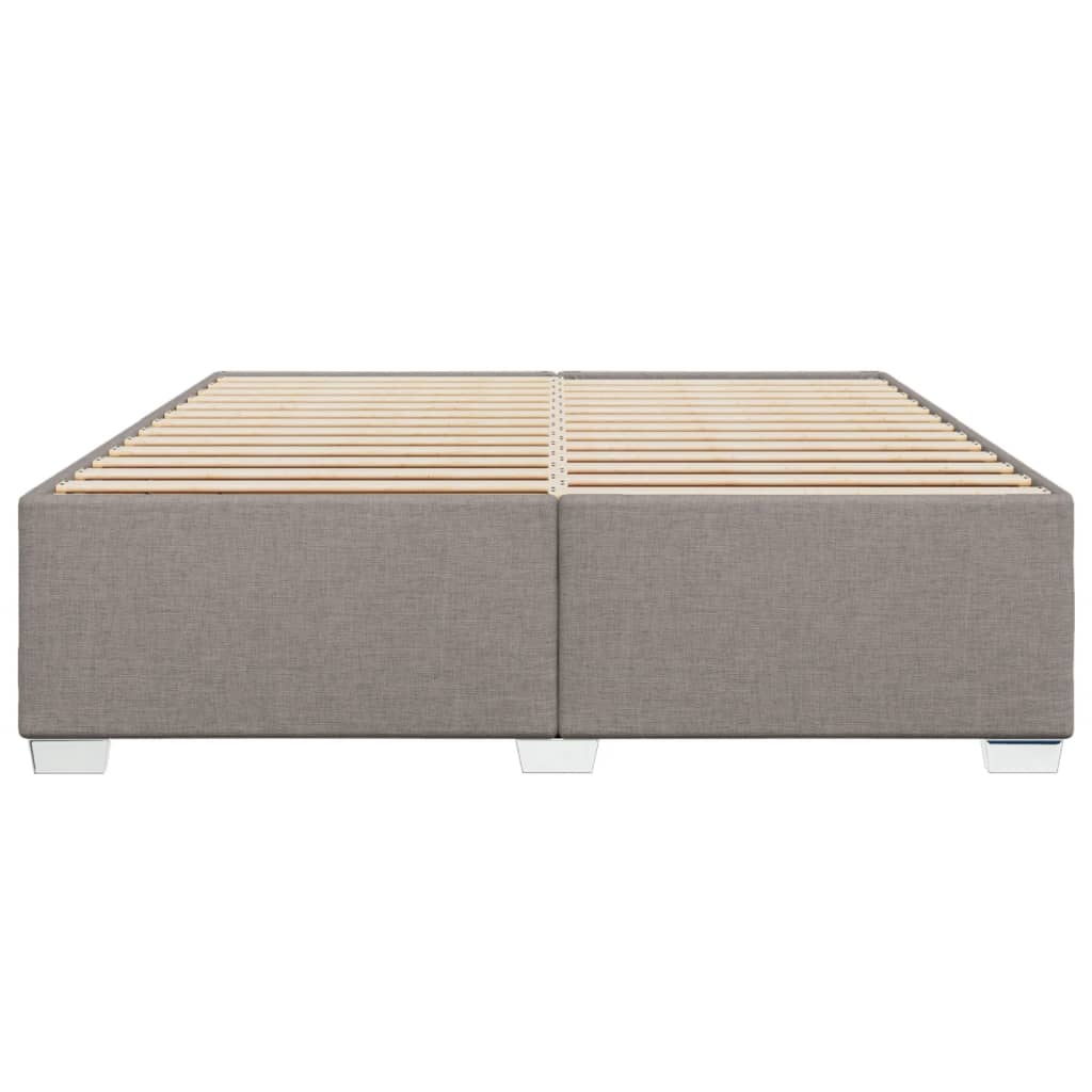 Bedframe zonder matras stof taupe 180x200 cm is nu te koop bij PeponiXL, paradijselijk wonen!