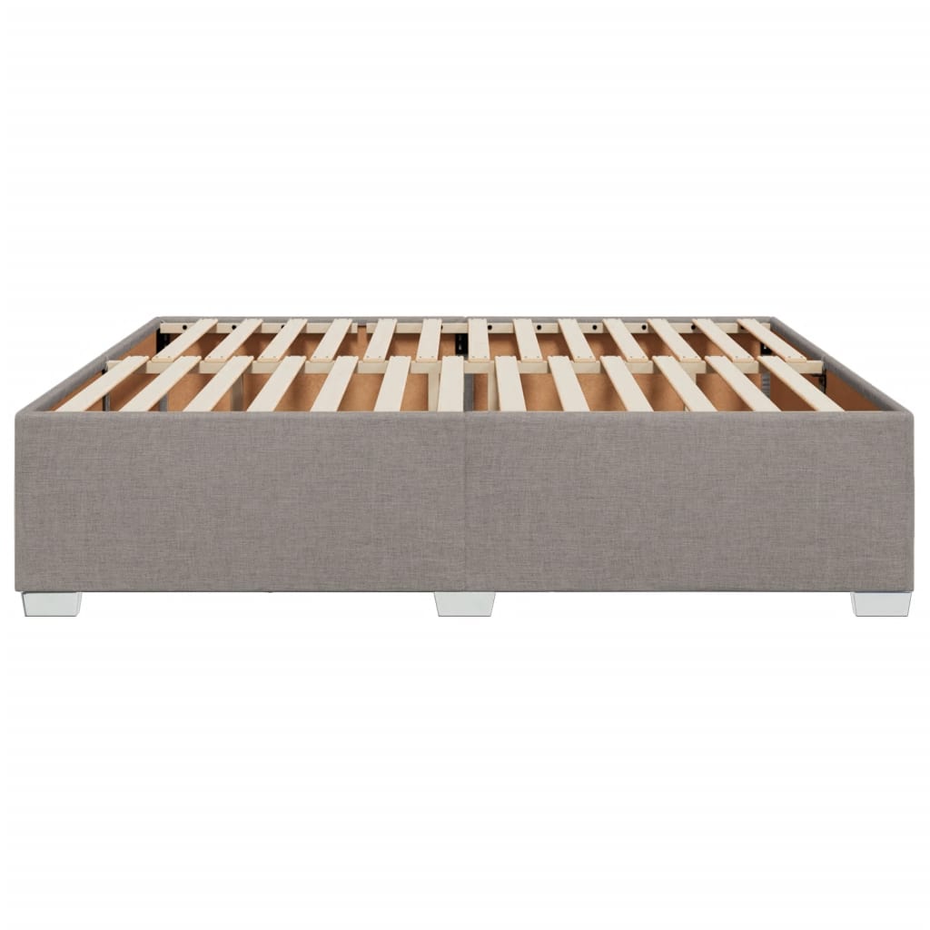Bedframe zonder matras stof taupe 180x200 cm is nu te koop bij PeponiXL, paradijselijk wonen!