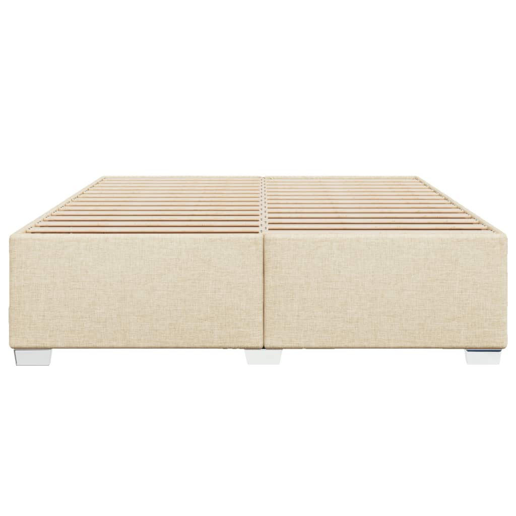 Bedframe zonder matras stof crèmekleurig 180x200 cm is nu te koop bij PeponiXL, paradijselijk wonen!
