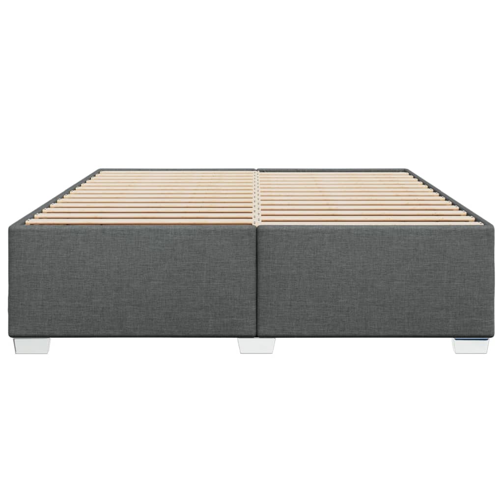 Bedframe zonder matras stof donkergrijs 200x200 cm is nu te koop bij PeponiXL, paradijselijk wonen!