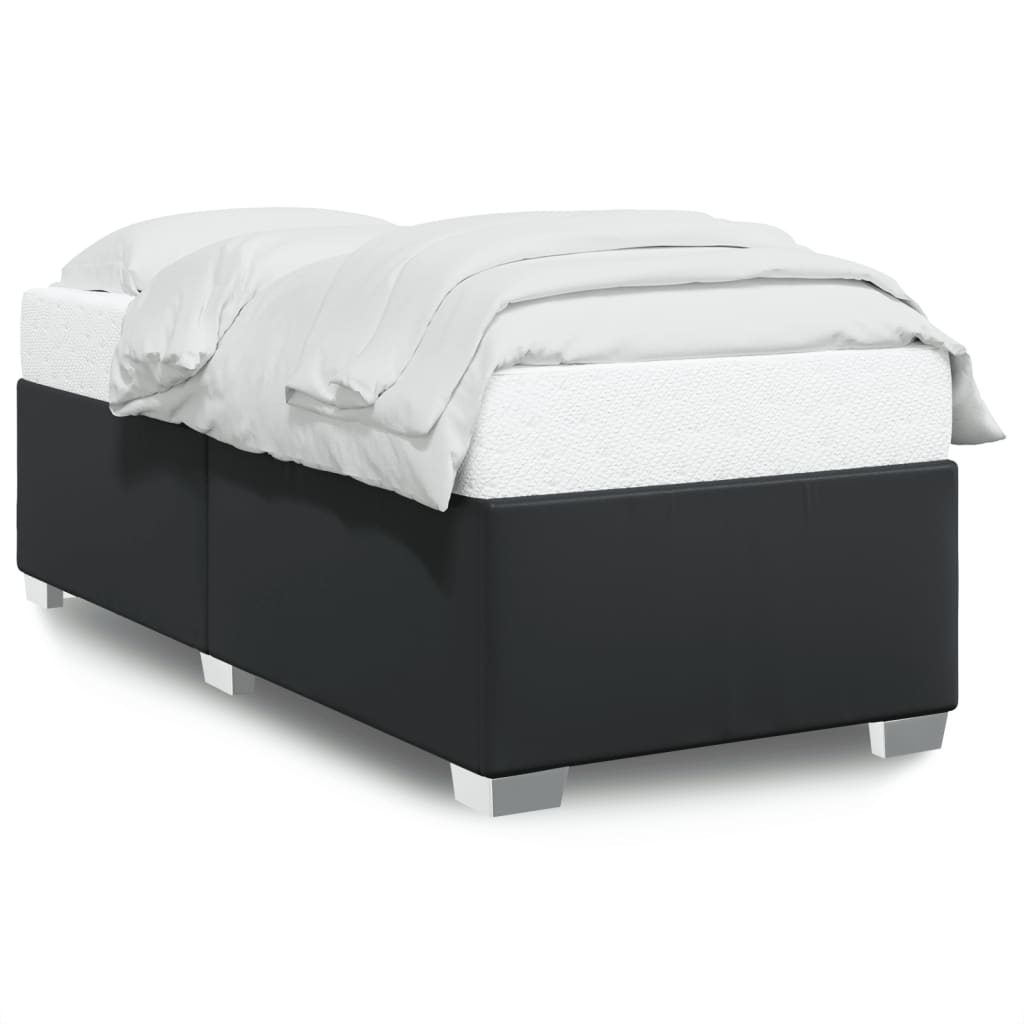 Bedframe kunstleer zwart 80x200 cm is nu te koop bij PeponiXL, paradijselijk wonen!