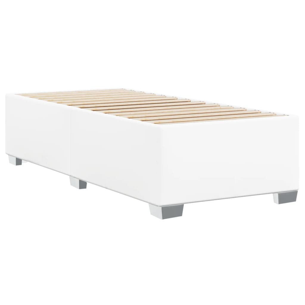 Bedframe kunstleer wit 80x200 cm is nu te koop bij PeponiXL, paradijselijk wonen!