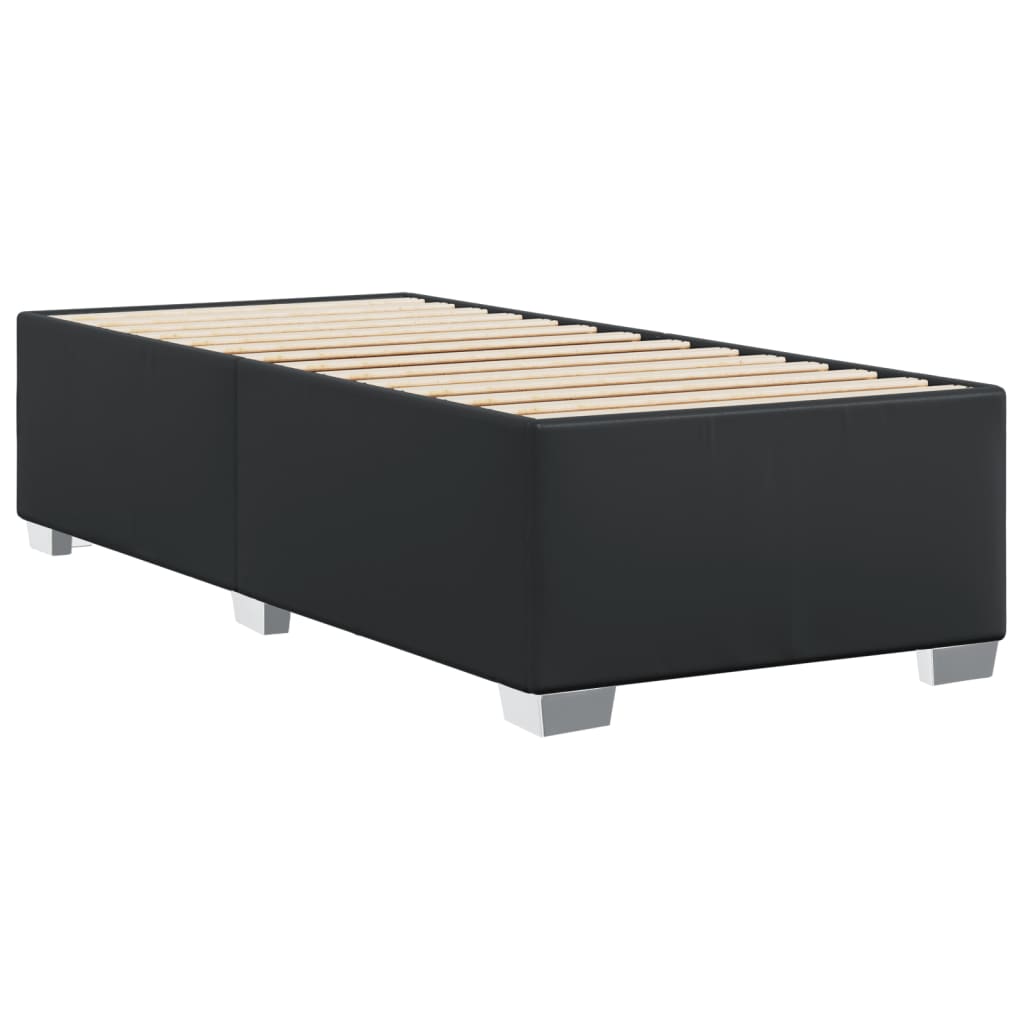 Bedframe kunstleer zwart 90x190 cm is nu te koop bij PeponiXL, paradijselijk wonen!