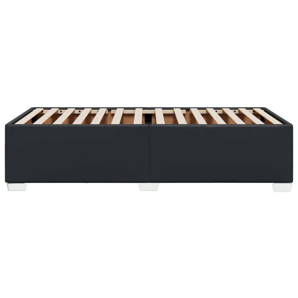 Bedframe kunstleer zwart 90x190 cm is nu te koop bij PeponiXL, paradijselijk wonen!
