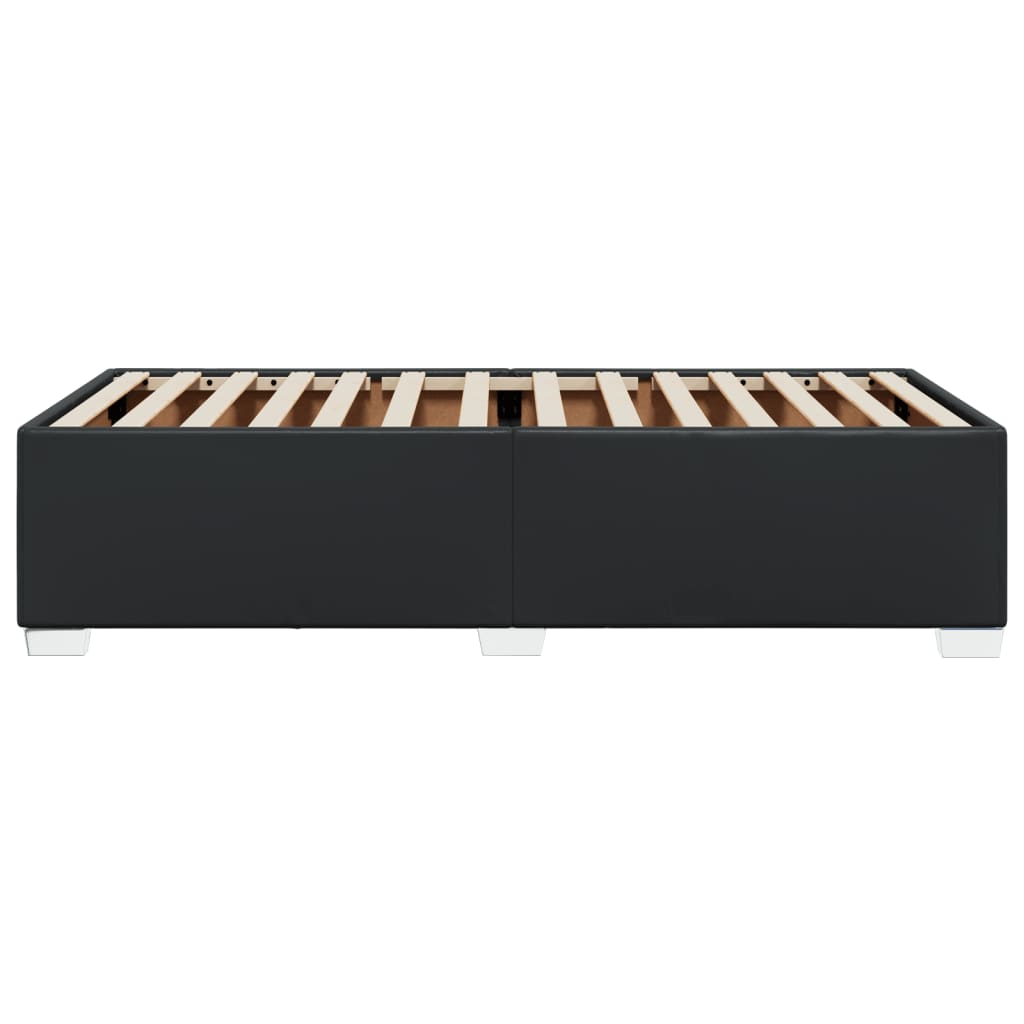 Bedframe kunstleer zwart 100x200 cm is nu te koop bij PeponiXL, paradijselijk wonen!