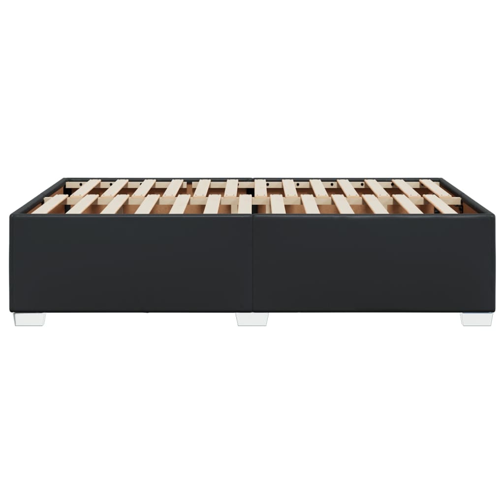 Bedframe kunstleer zwart 120x200 cm is nu te koop bij PeponiXL, paradijselijk wonen!