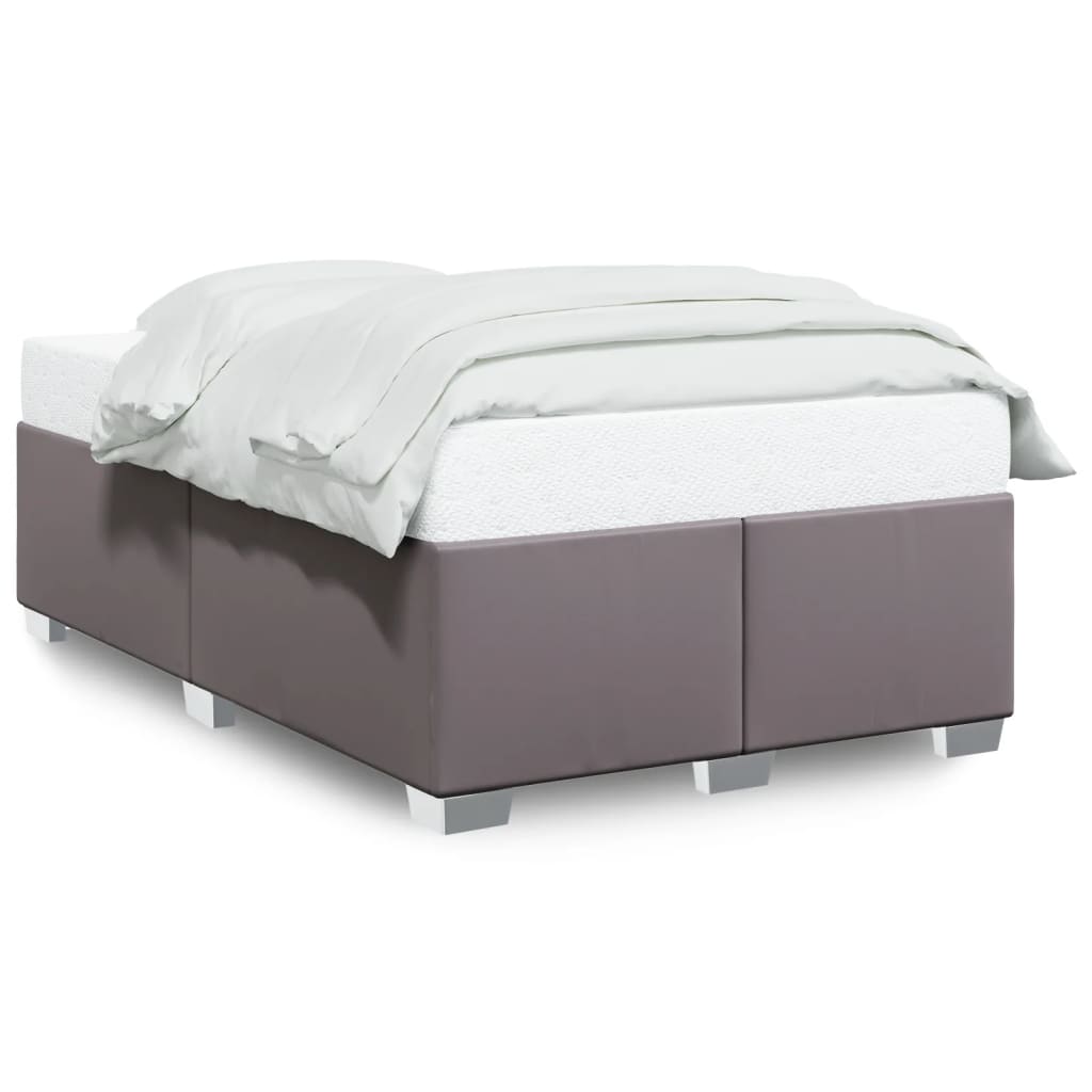 Bedframe kunstleer grijs 120x200 cm is nu te koop bij PeponiXL, paradijselijk wonen!