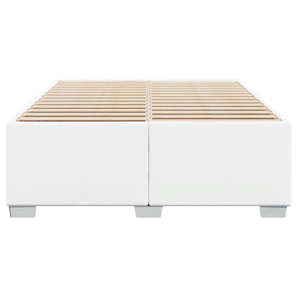 Bedframe kunstleer wit 140x190 cm is nu te koop bij PeponiXL, paradijselijk wonen!