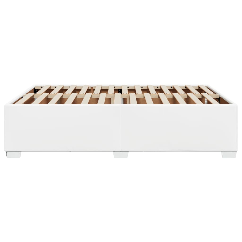 Bedframe kunstleer wit 140x200 cm is nu te koop bij PeponiXL, paradijselijk wonen!