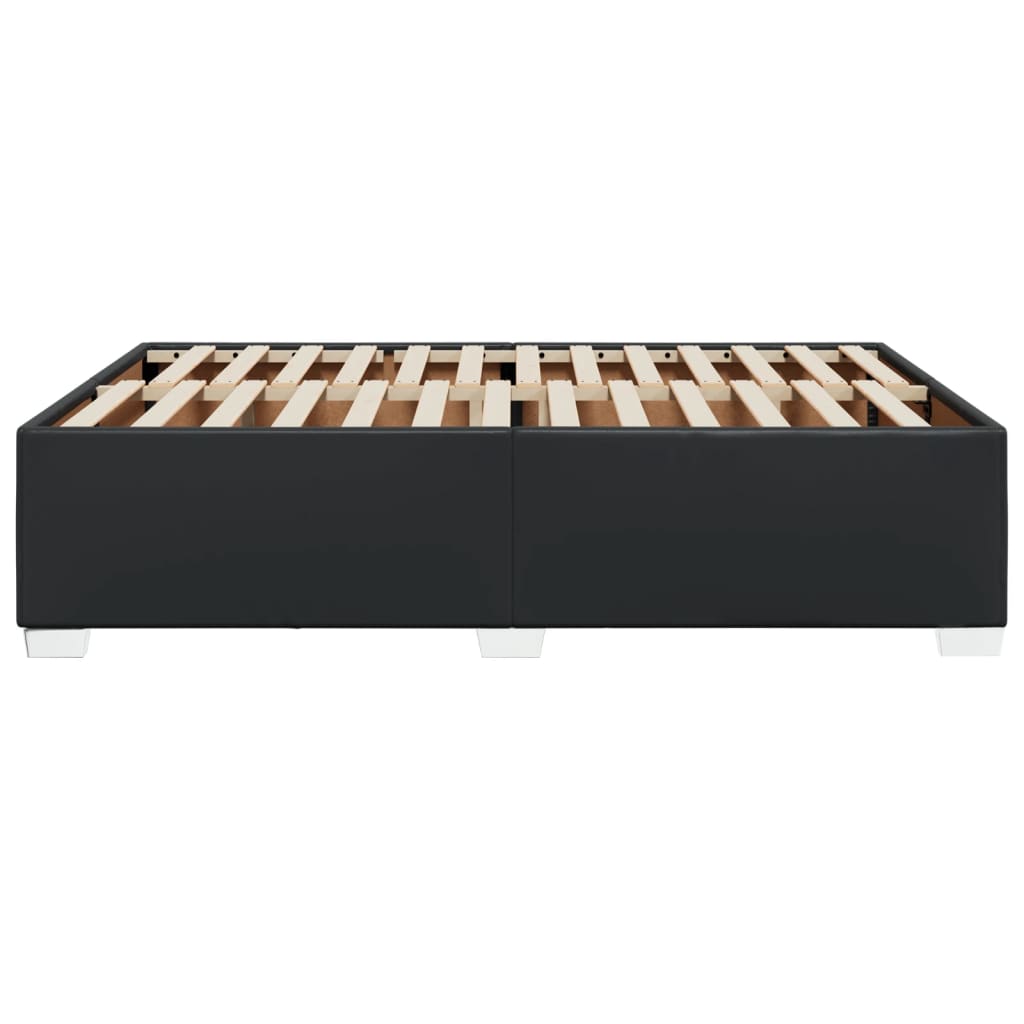 Bedframe kunstleer zwart 160x200 cm is nu te koop bij PeponiXL, paradijselijk wonen!