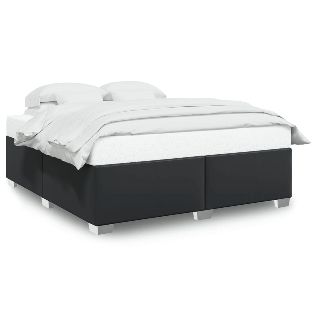 Bedframe kunstleer zwart 180x200 cm is nu te koop bij PeponiXL, paradijselijk wonen!