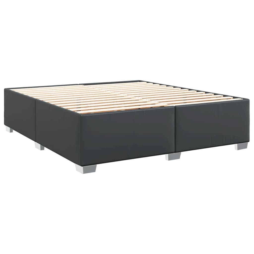 Bedframe kunstleer zwart 200x200 cm is nu te koop bij PeponiXL, paradijselijk wonen!